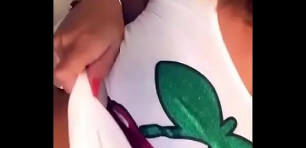  23 years old sister reveals her big boobs